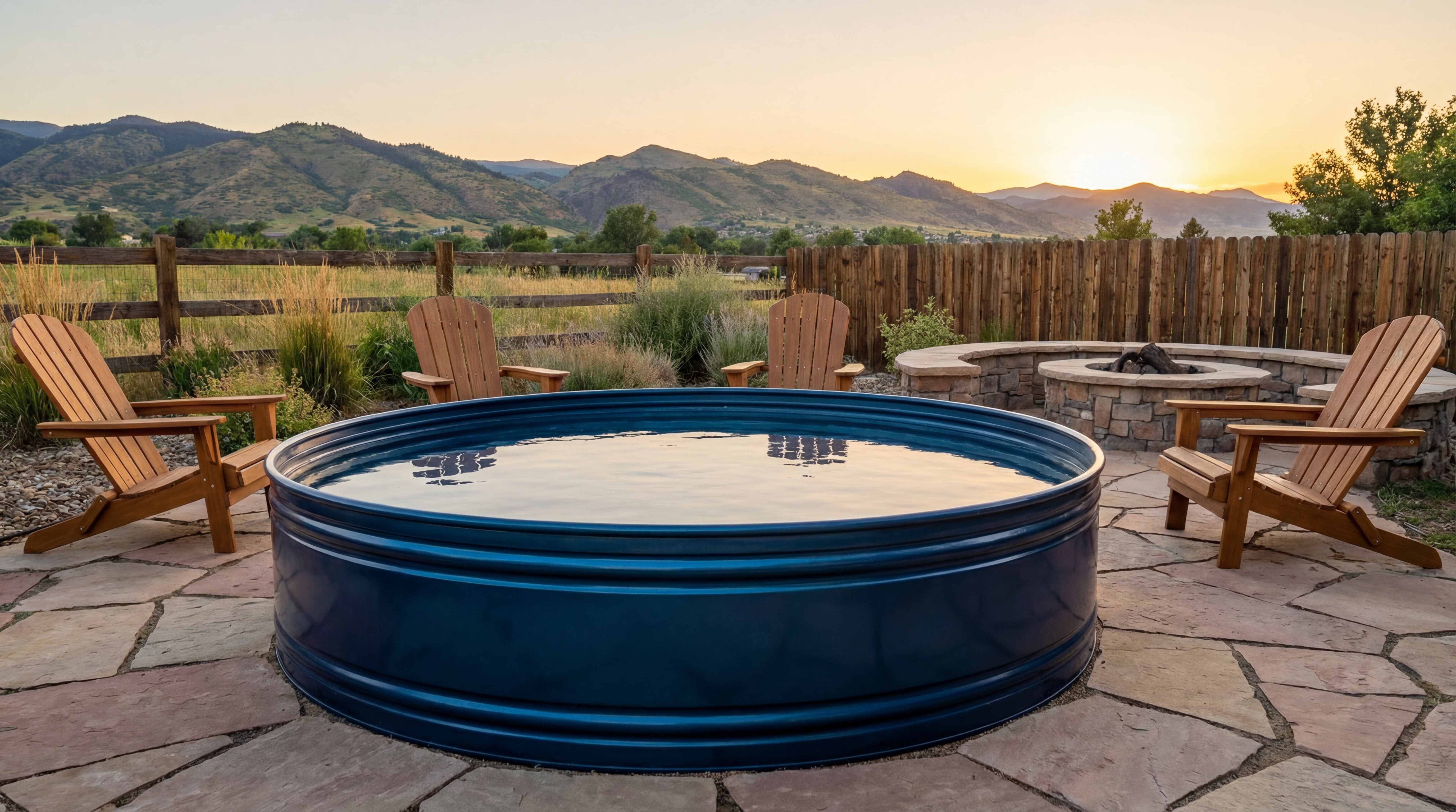 Mountain View Stock Tank Installation